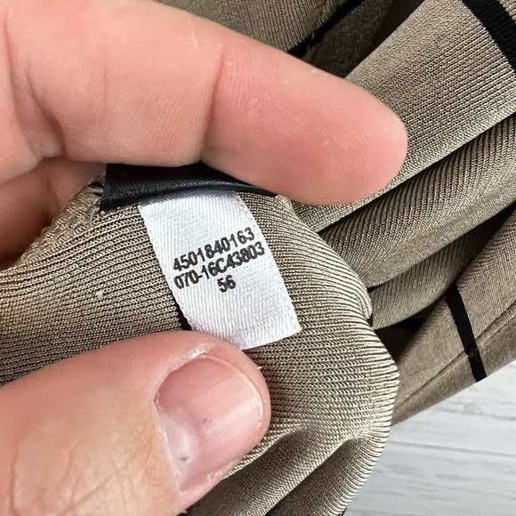 Chico’s Travelers Striped Clip Front Duster Cardigan Size M - Picture 9 of 9